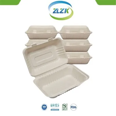 Lancheira em formato de concha de fast food de 9 x 6 polegadas
